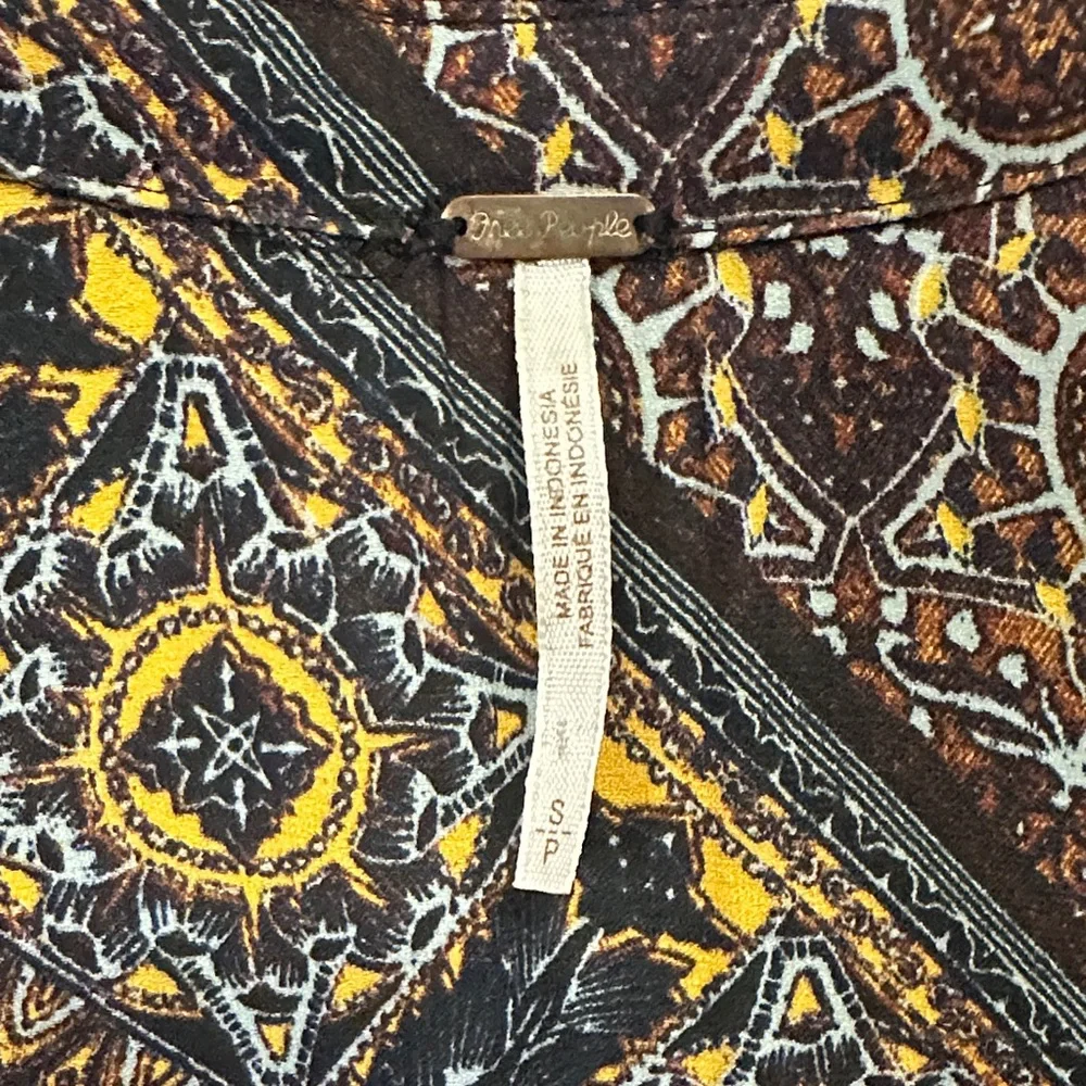 Free People Bohemian Blouse Women’s Small - Picture 3 of 8